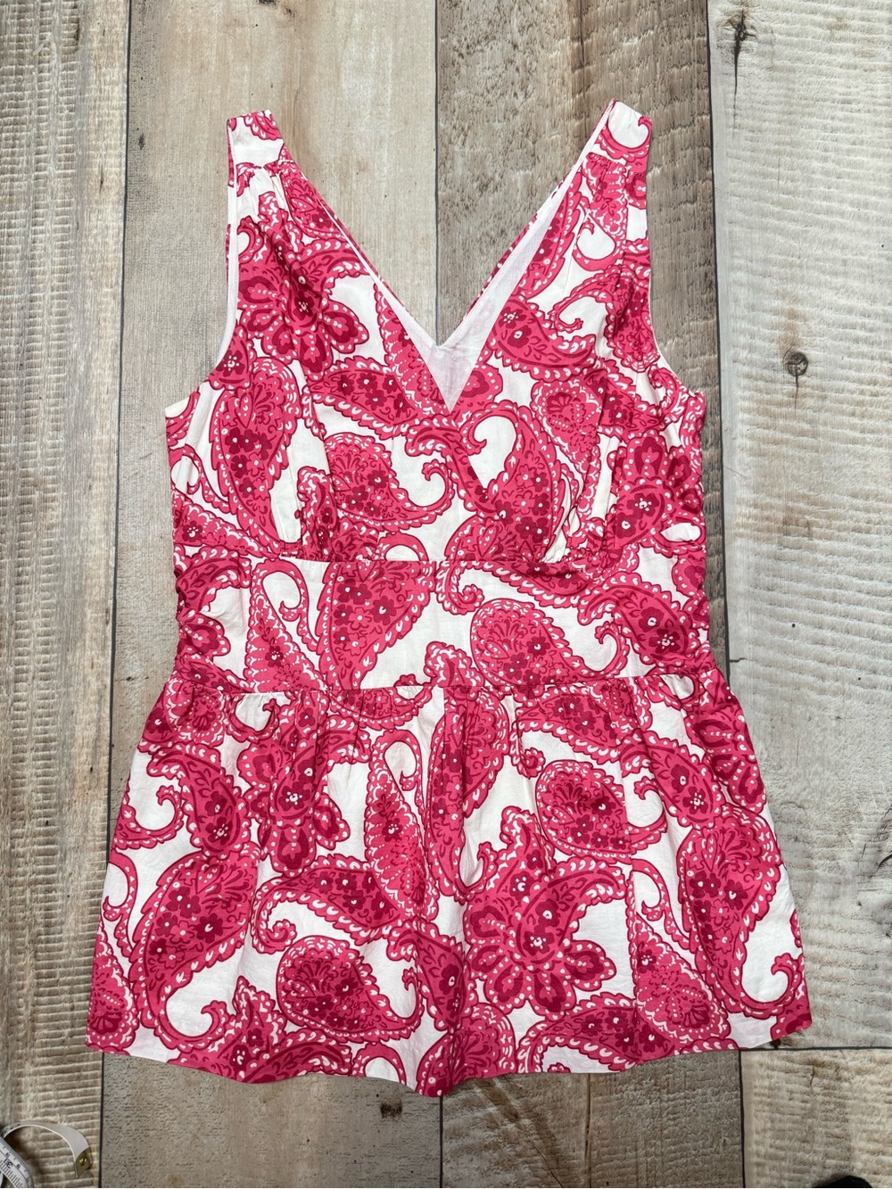 y2k Women’s Pink Paisley babydoll top
